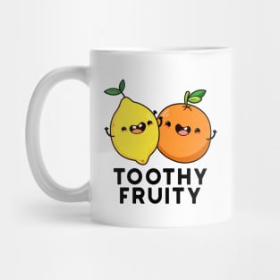 Toothy Fruity Cute Fruit Pun Mug